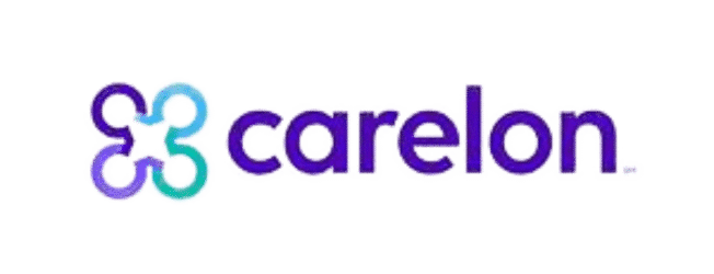 Untitled-design-2024-08-16T005105.064.png - California Mental Health Carelon logo. Healthcare solutions provider. Purple company name with abstract icon. Health, care, and innovation.