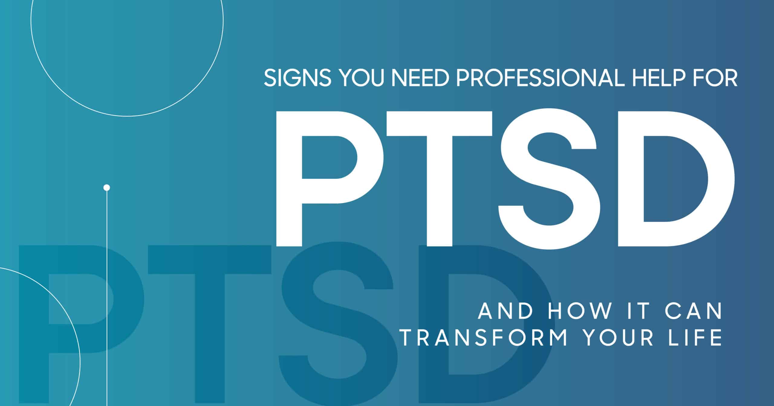 Signs of PTSD and when to seek professional mental health help. Transform your life by addressing post-traumatic stress disorder.