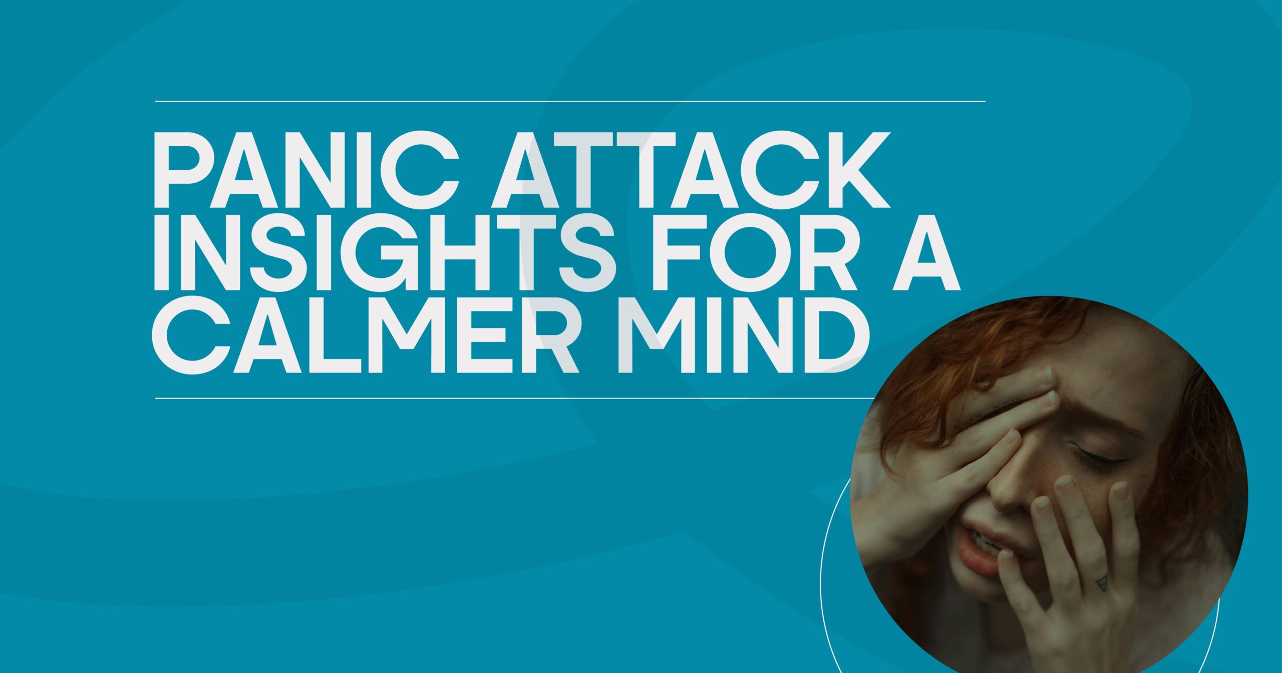 Panic attack insights for a calmer mind. Image of a woman experiencing anxiety or panic attack, seeking mental health support.