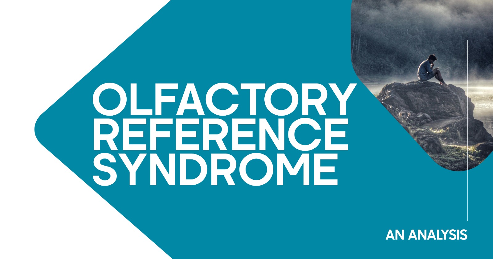 Olfactory Reference Syndrome analysis: Person sitting alone on a rock, contemplating body odor or perceived body odor issues.